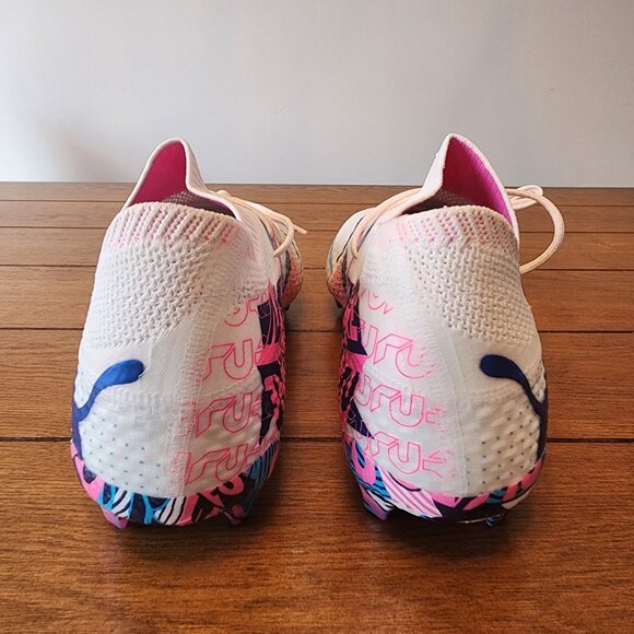 Puma Future 7 Ultimate FG/AG Soccer Cleats 108072-01 Men 9.5 White/Blue New $240 - Picture 4 of 8